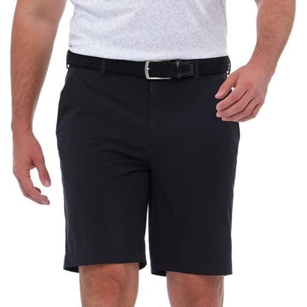 Greg Norman Men's 36 Black Hybrid Golf Shorts Nylon & Spandex